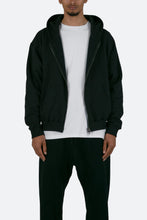 Load image into Gallery viewer, Basic Zip Up Hoodie - Black
