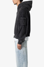 Load image into Gallery viewer, Cargo Pocket Hoodie - Charcoal Grey
