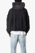 Load image into Gallery viewer, Cargo Pocket Hoodie - Charcoal Grey
