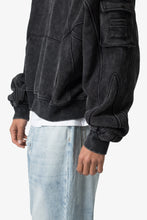 Load image into Gallery viewer, Cargo Pocket Hoodie - Charcoal Grey
