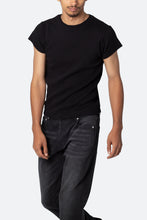 Load image into Gallery viewer, Fitted Rib Tee - Black
