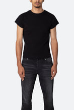 Load image into Gallery viewer, Fitted Rib Tee - Black
