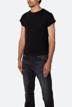 Load image into Gallery viewer, Fitted Rib Tee - Black
