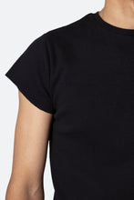 Load image into Gallery viewer, Fitted Rib Tee - Black
